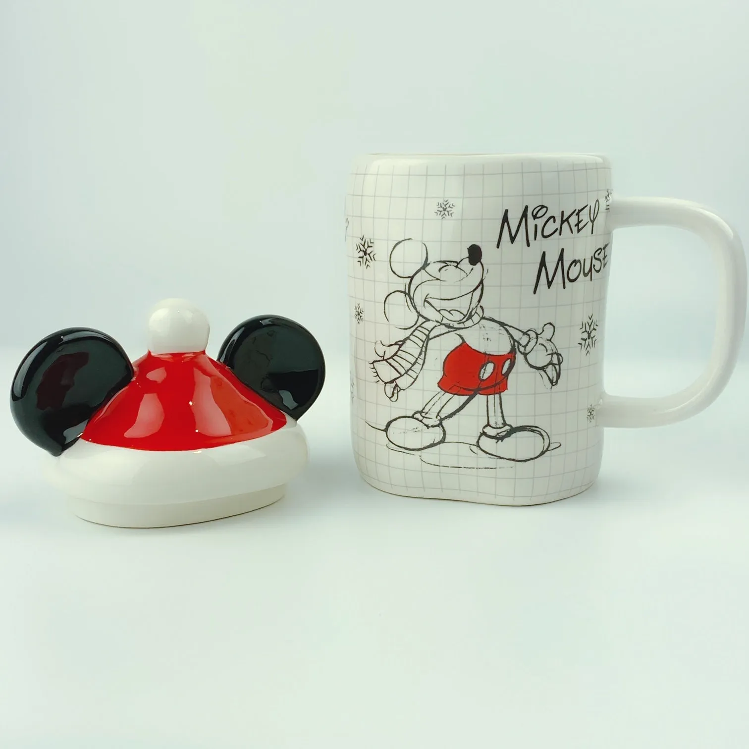 Disney® Sketch book Mickey Mouse Peek-a-Boo Holiday Mug 22 oz. with Lid