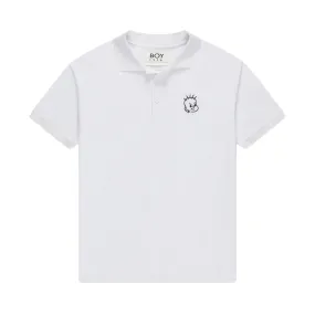 DOODLE BOY CLASSIC POLO T-SHIRT - WHITE