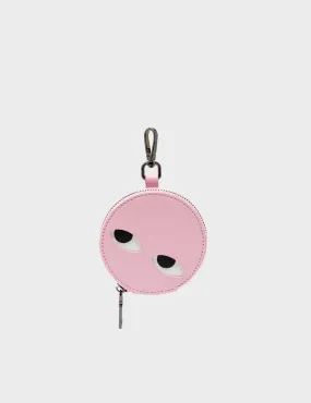 Dottie - Pink Leather Pouch Charm