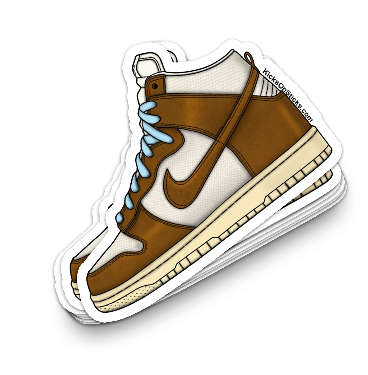 Dunk High "Certified Fresh Pecan" Sneaker Sticker