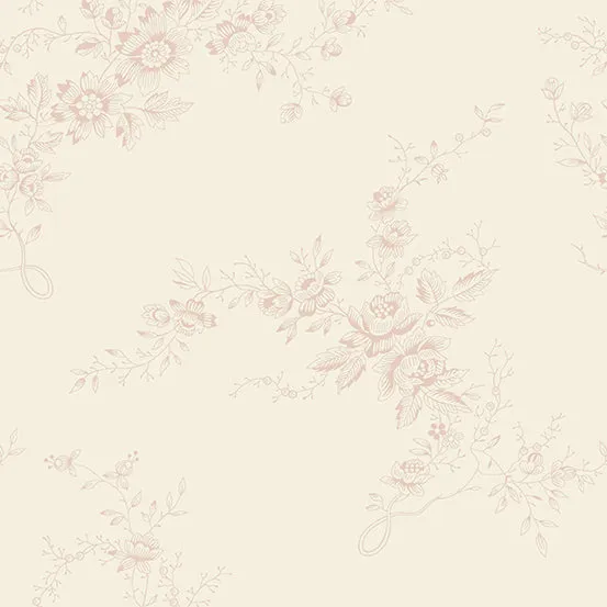 Fabric APPLE BLOSSOM BELLS OF IRELAND from Moonstone Collection by Edyta Sitar for Andover, A-9452-L1