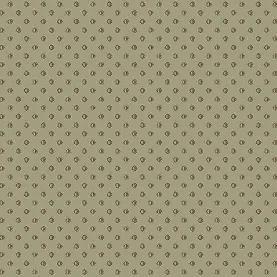 Fabric GOOSEBERRY Color LONDON FOG from English Garden Collection by Edyta Sitar for Andover, A-799-L