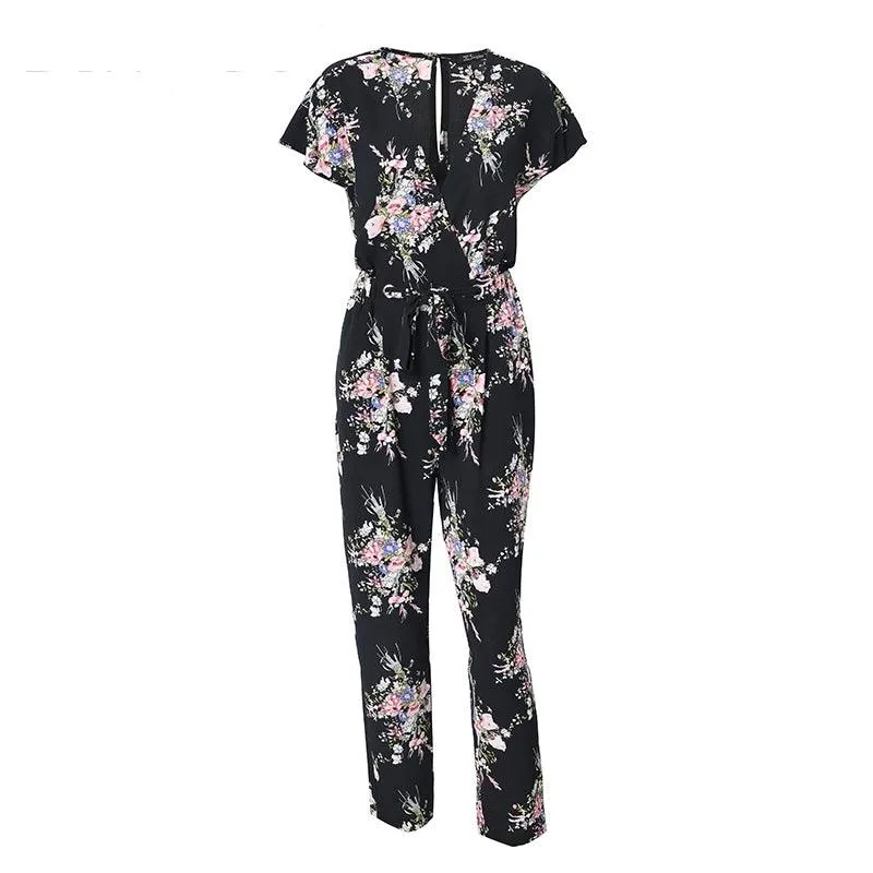 FLORAL WRAP-IT-UP JUMPSUIT