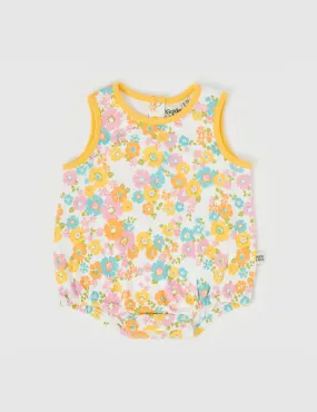 FLOWER CHILD BUBBLE ROMPER