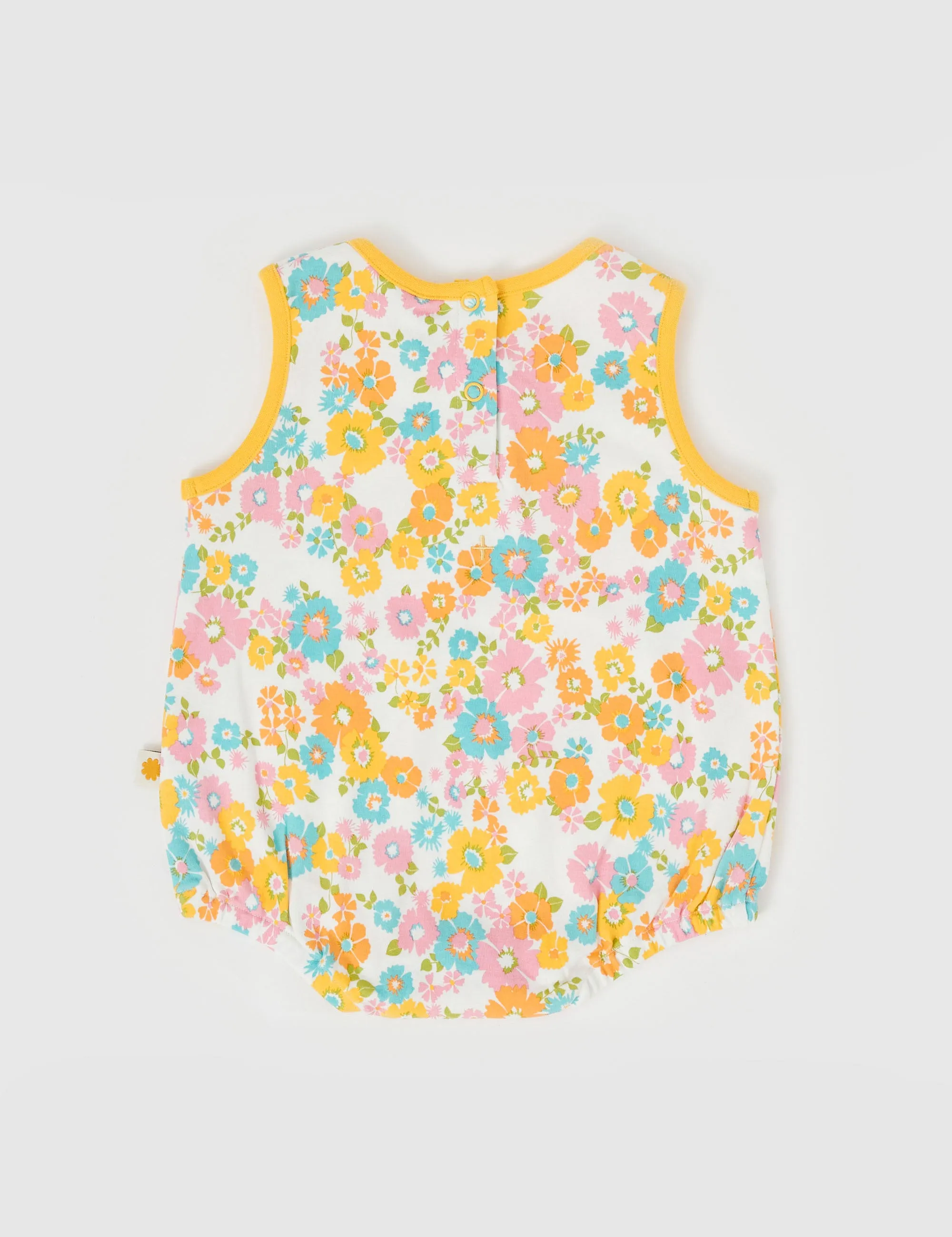 FLOWER CHILD BUBBLE ROMPER