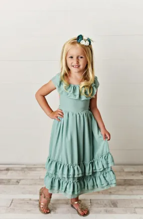 Girls Mint Summer Dress