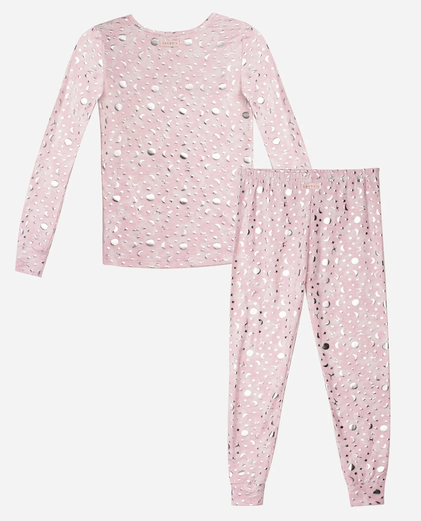 Girls Peached Long Sleeve Sleep Set