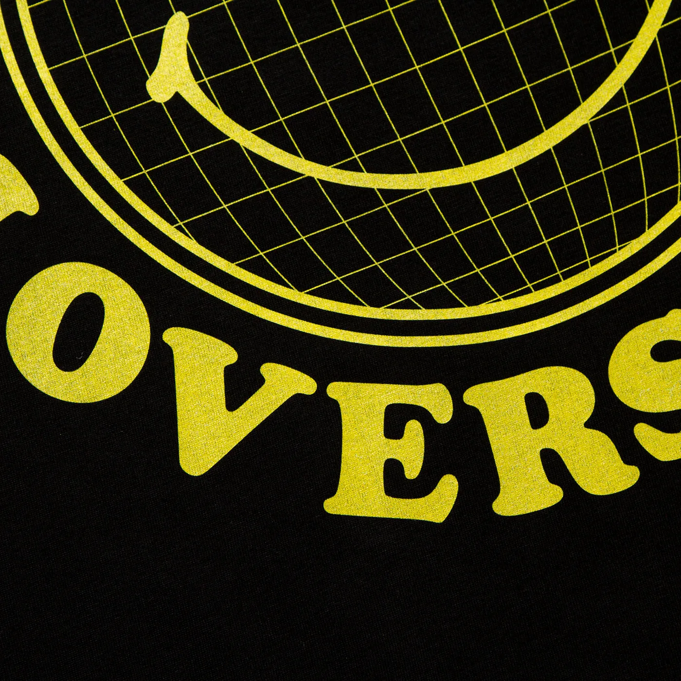 Grid Acid House Lovers Back Print - Tshirt - Black