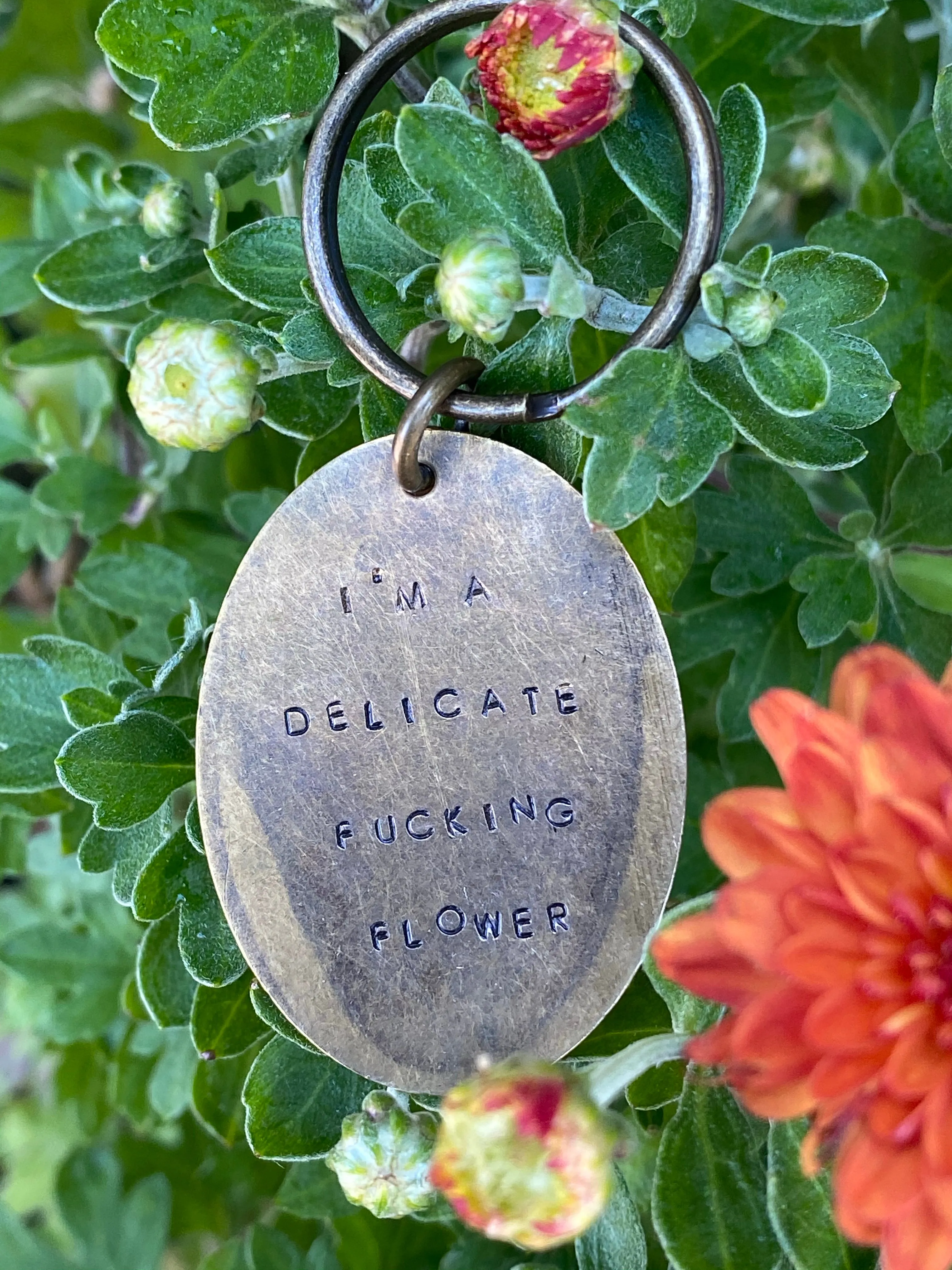 Hand Stamped Keychains made in USA