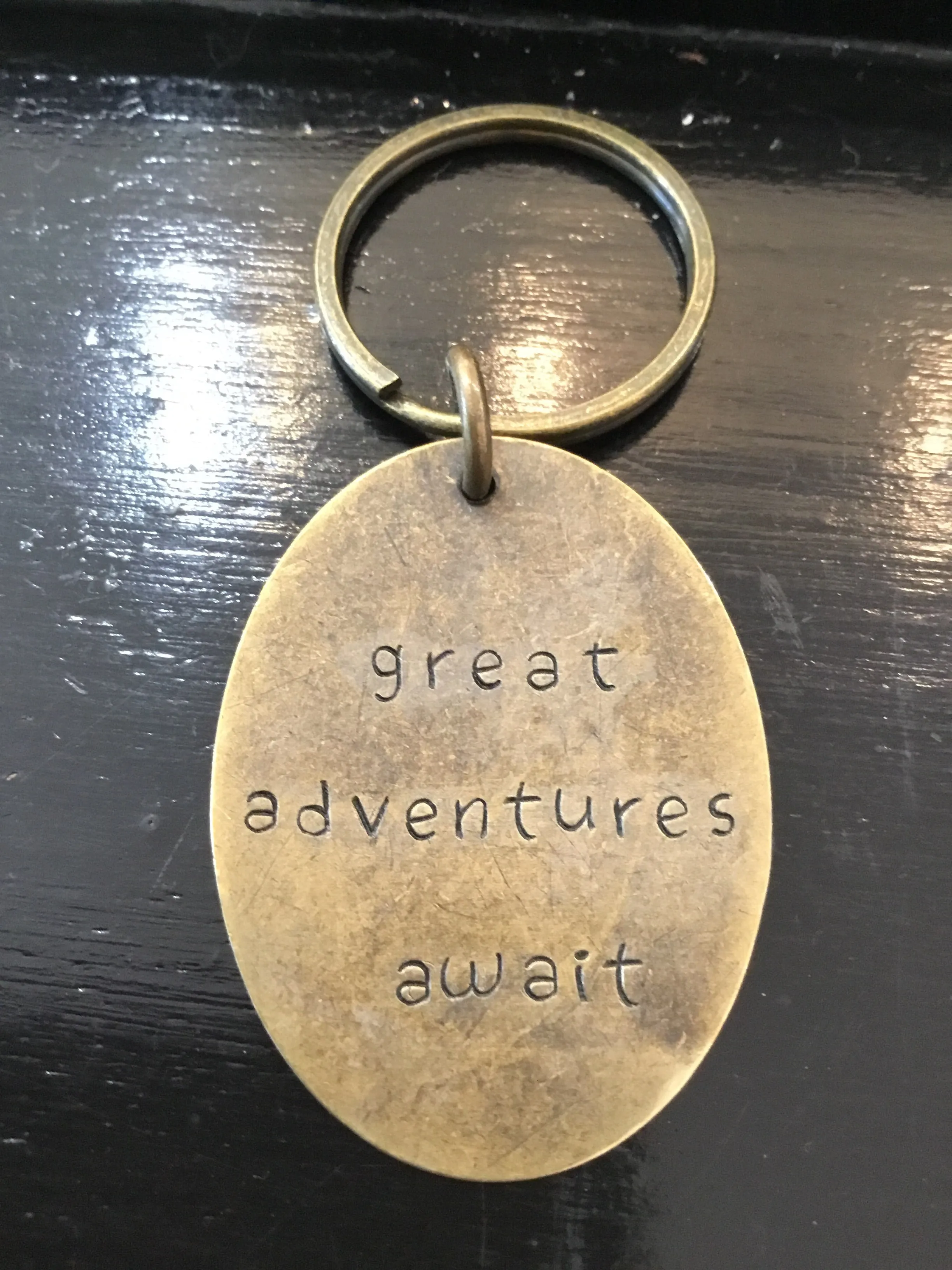 Hand Stamped Keychains made in USA