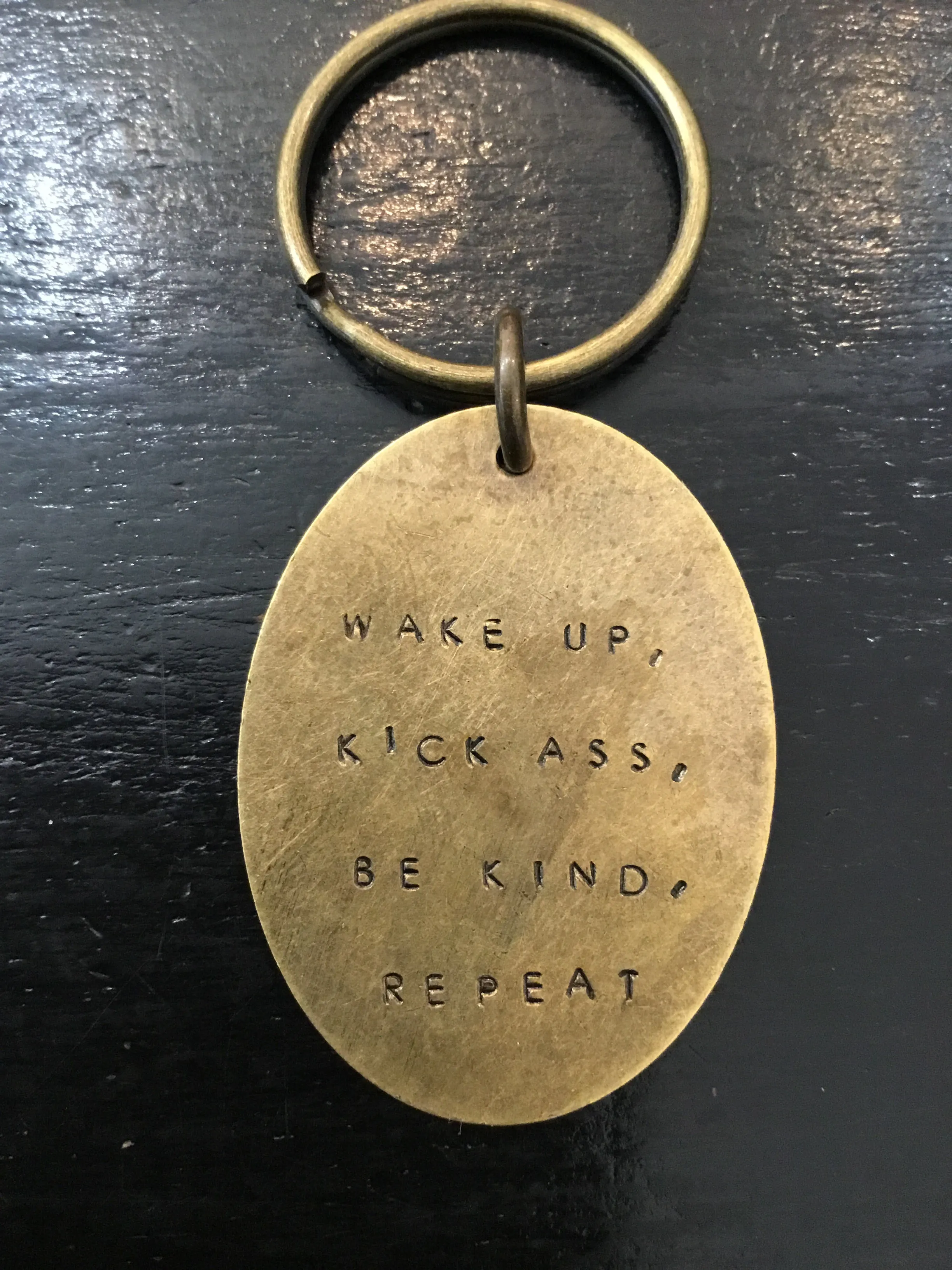 Hand Stamped Keychains made in USA