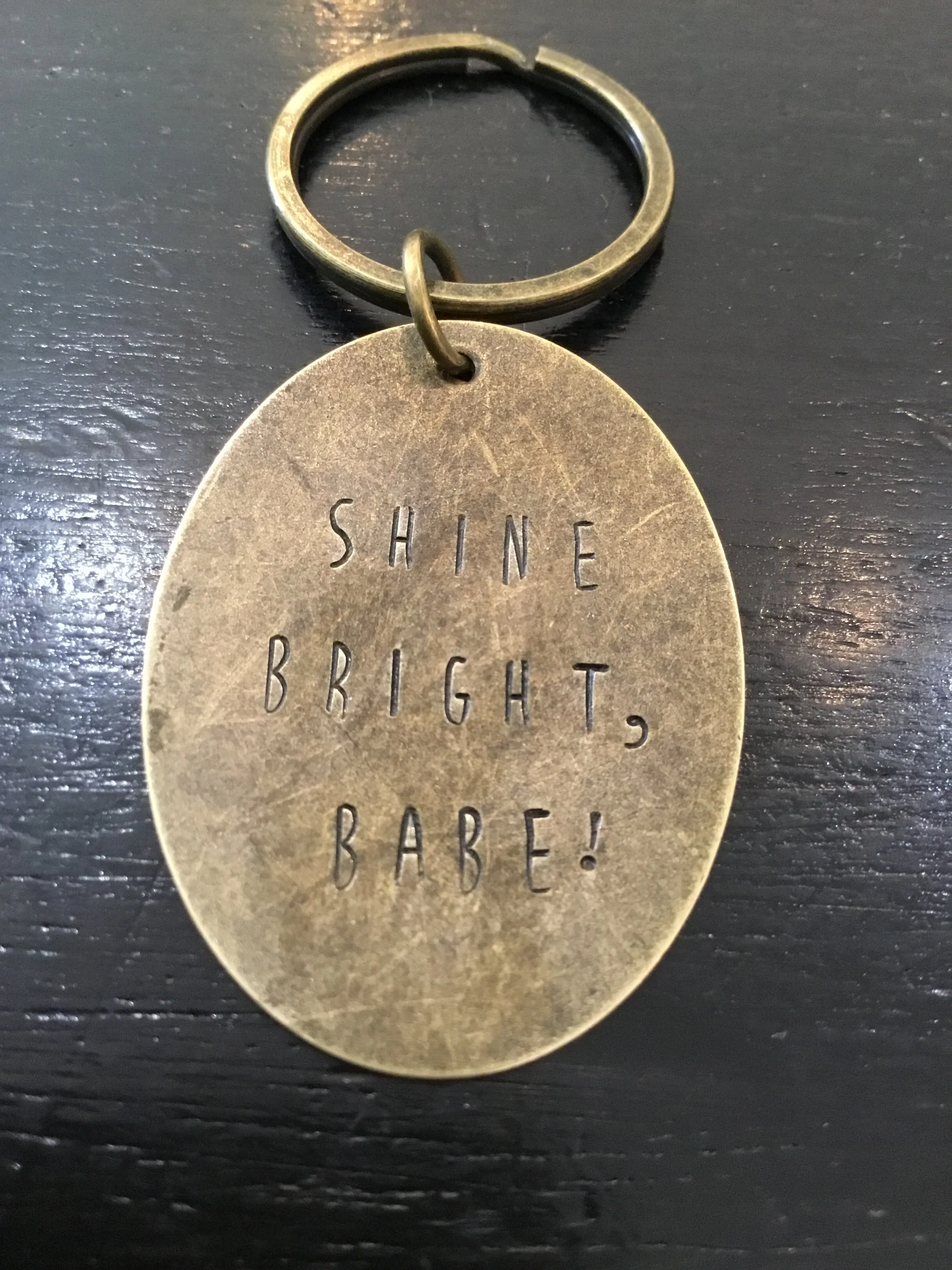 Hand Stamped Keychains made in USA