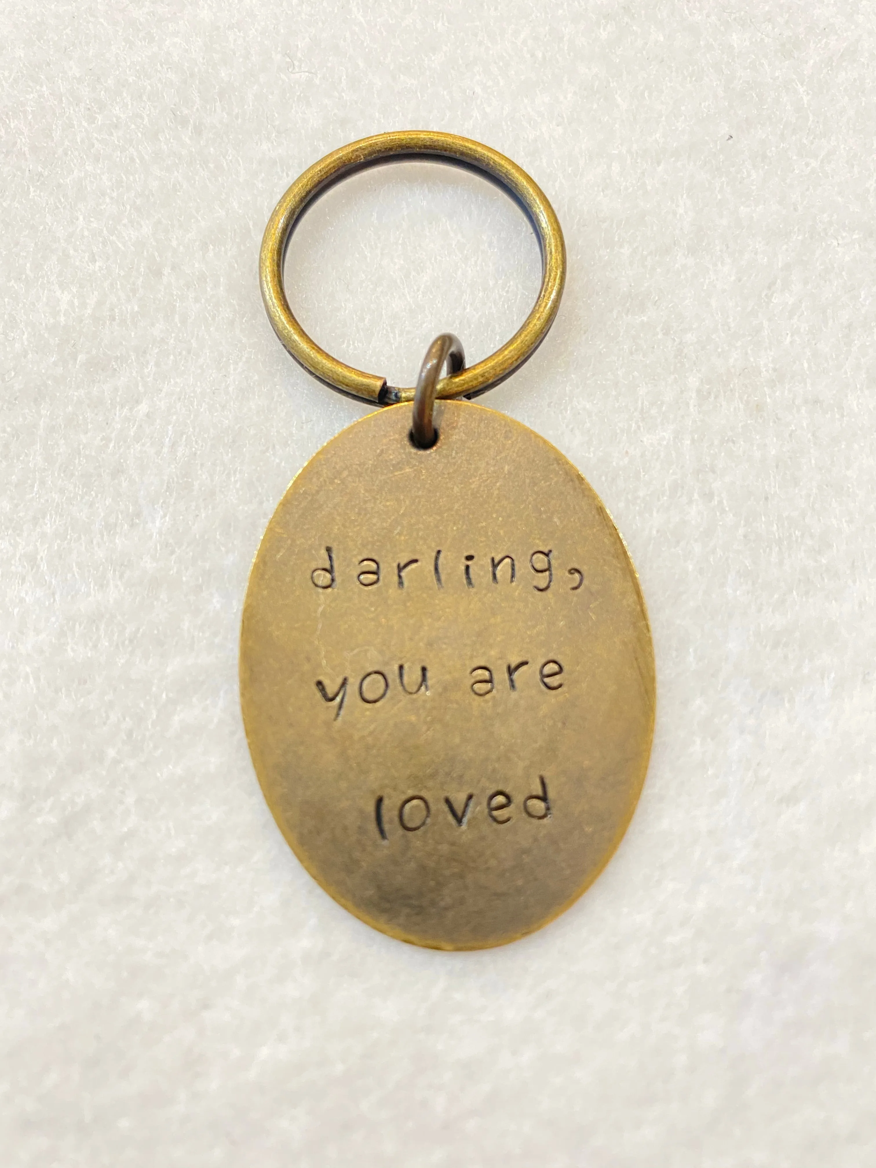 Hand Stamped Keychains made in USA