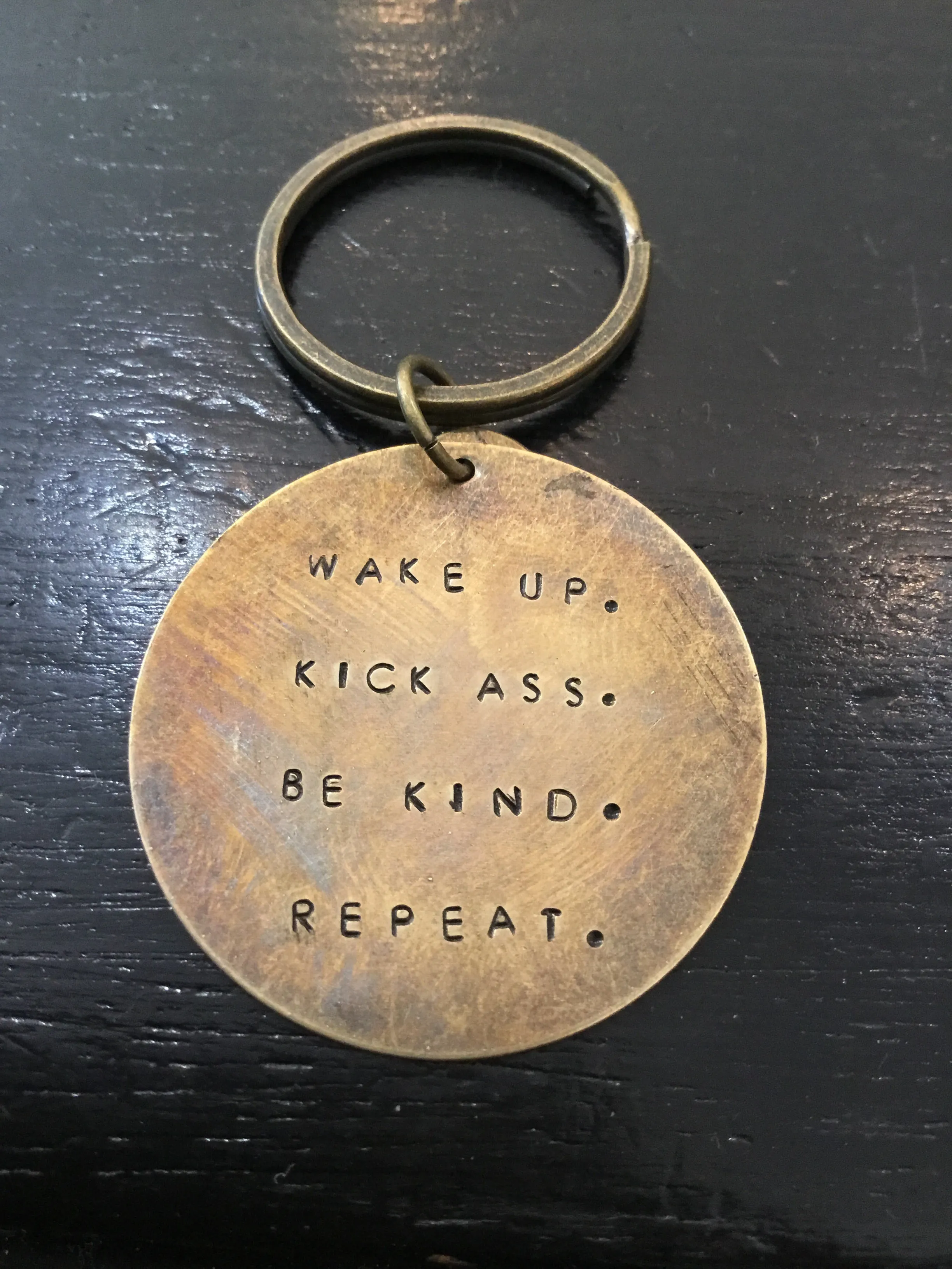 Hand Stamped Keychains made in USA