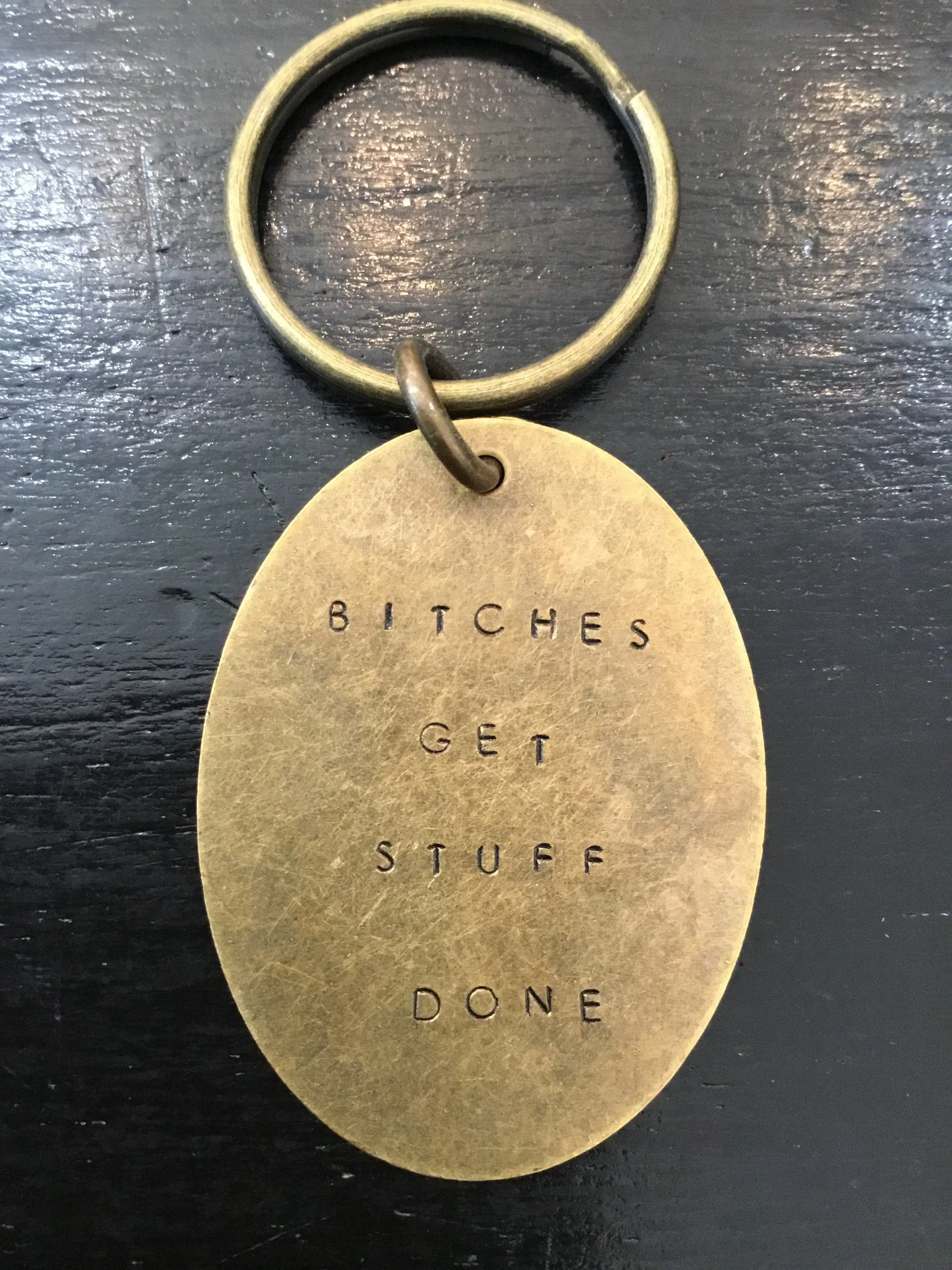 Hand Stamped Keychains made in USA