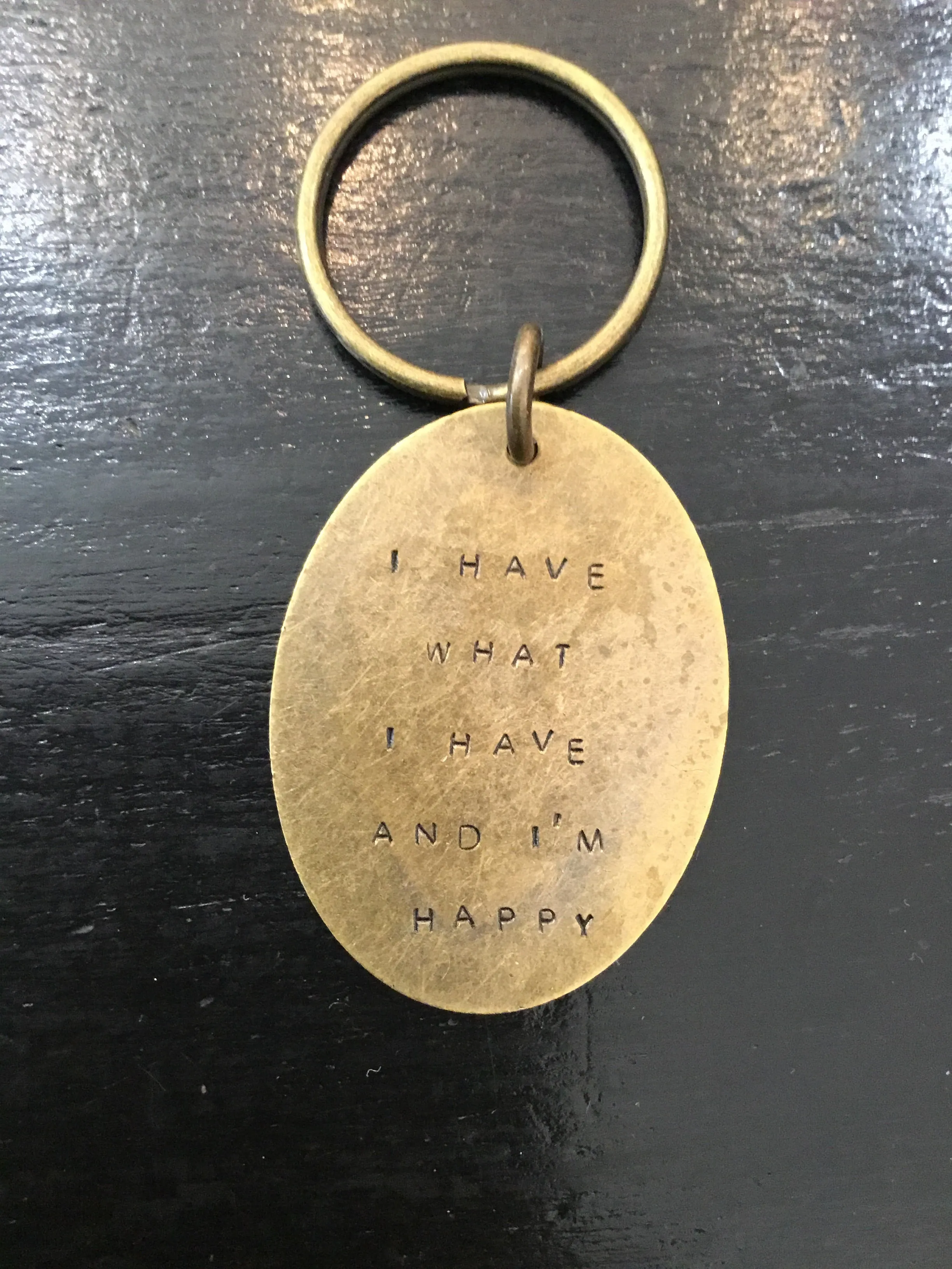 Hand Stamped Keychains made in USA