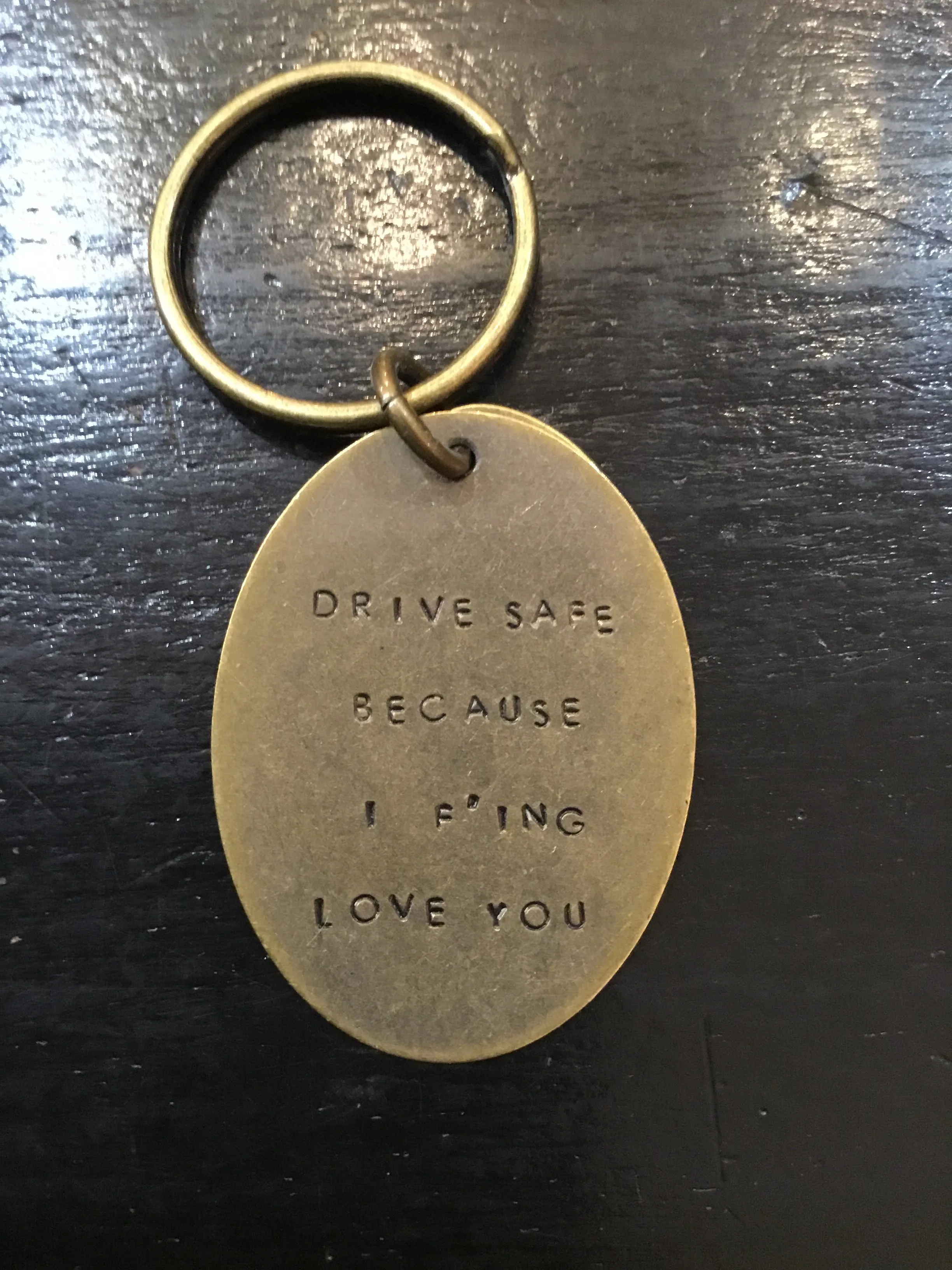 Hand Stamped Keychains made in USA