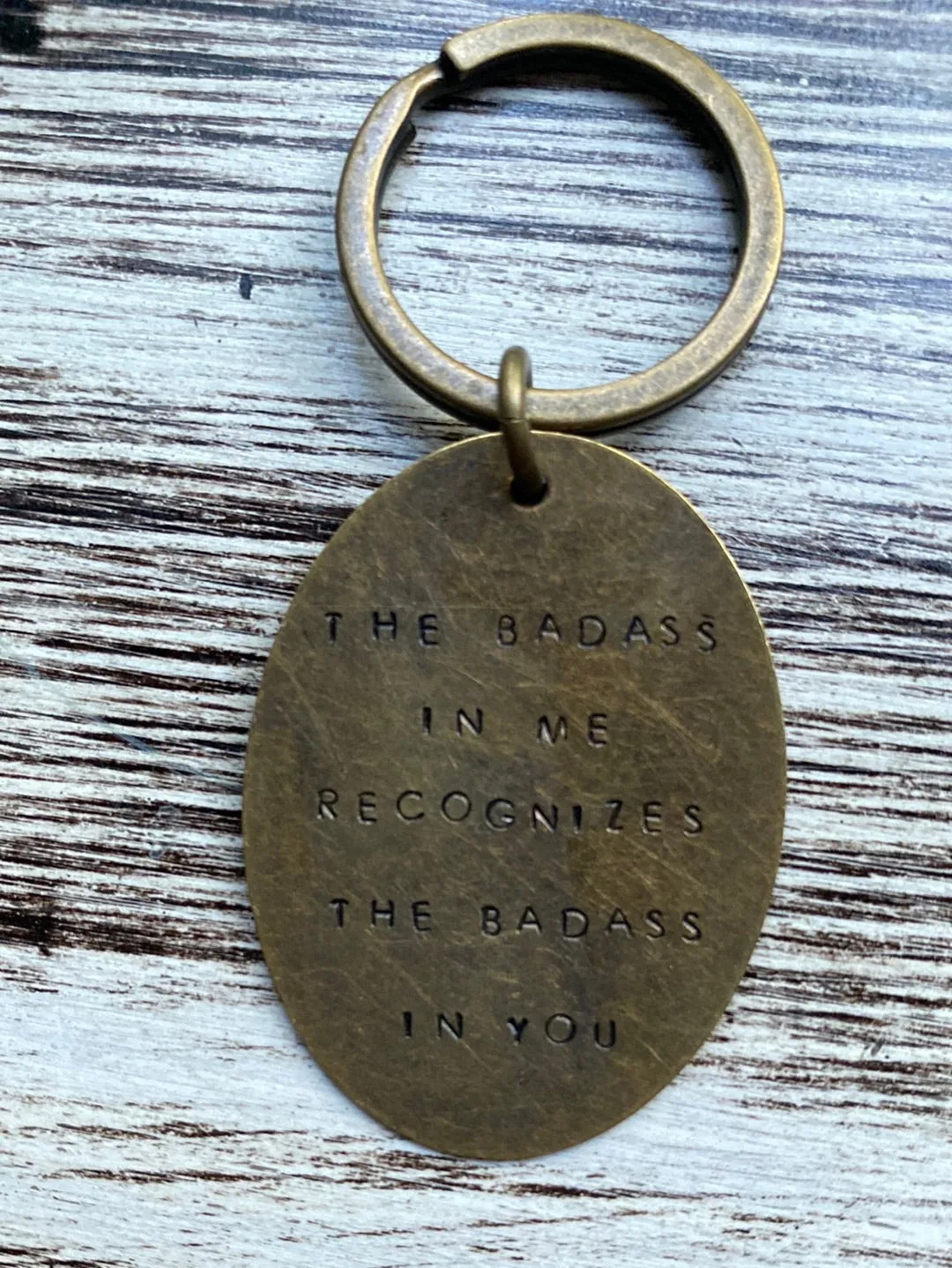 Hand Stamped Keychains made in USA