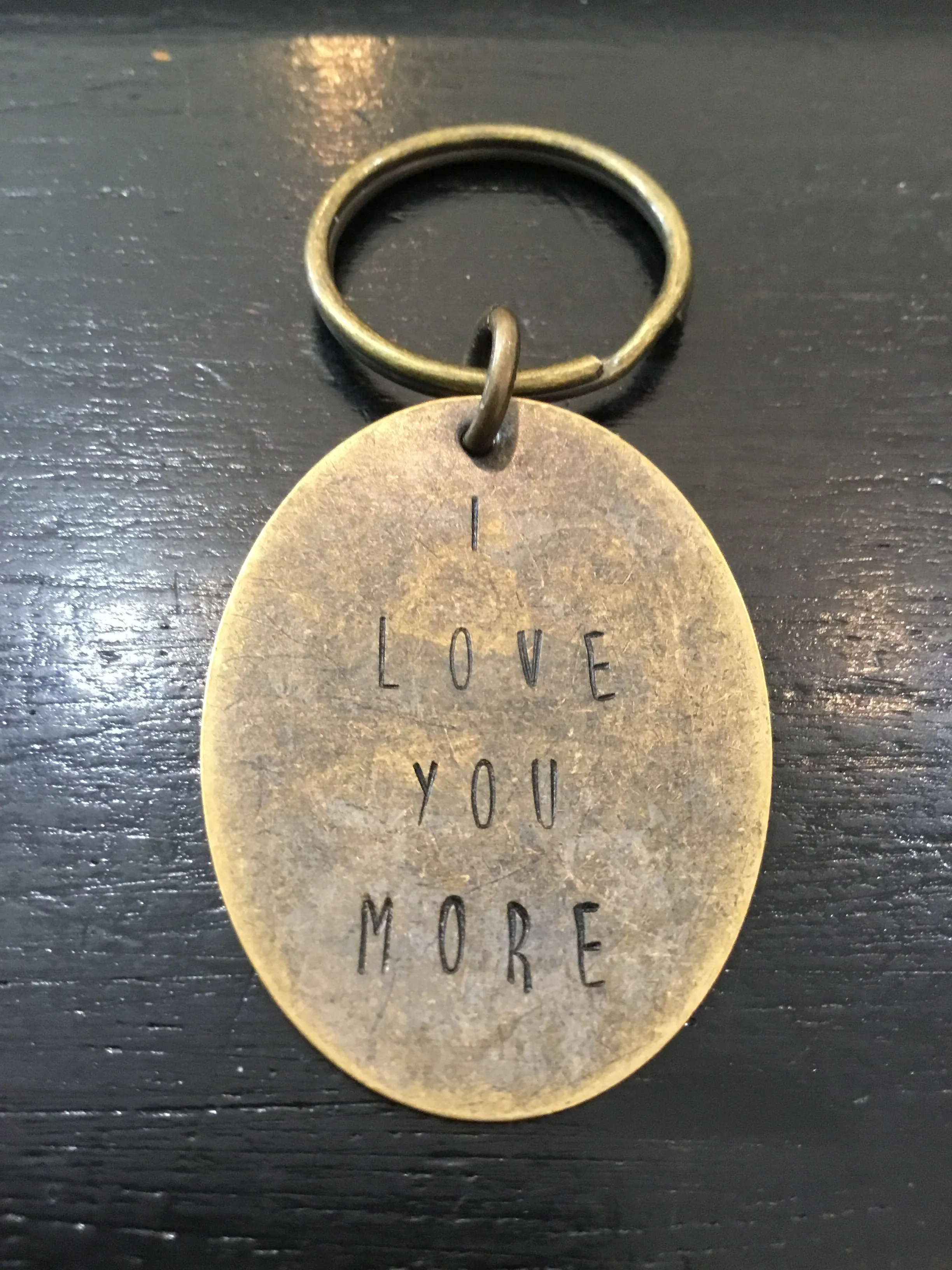 Hand Stamped Keychains made in USA