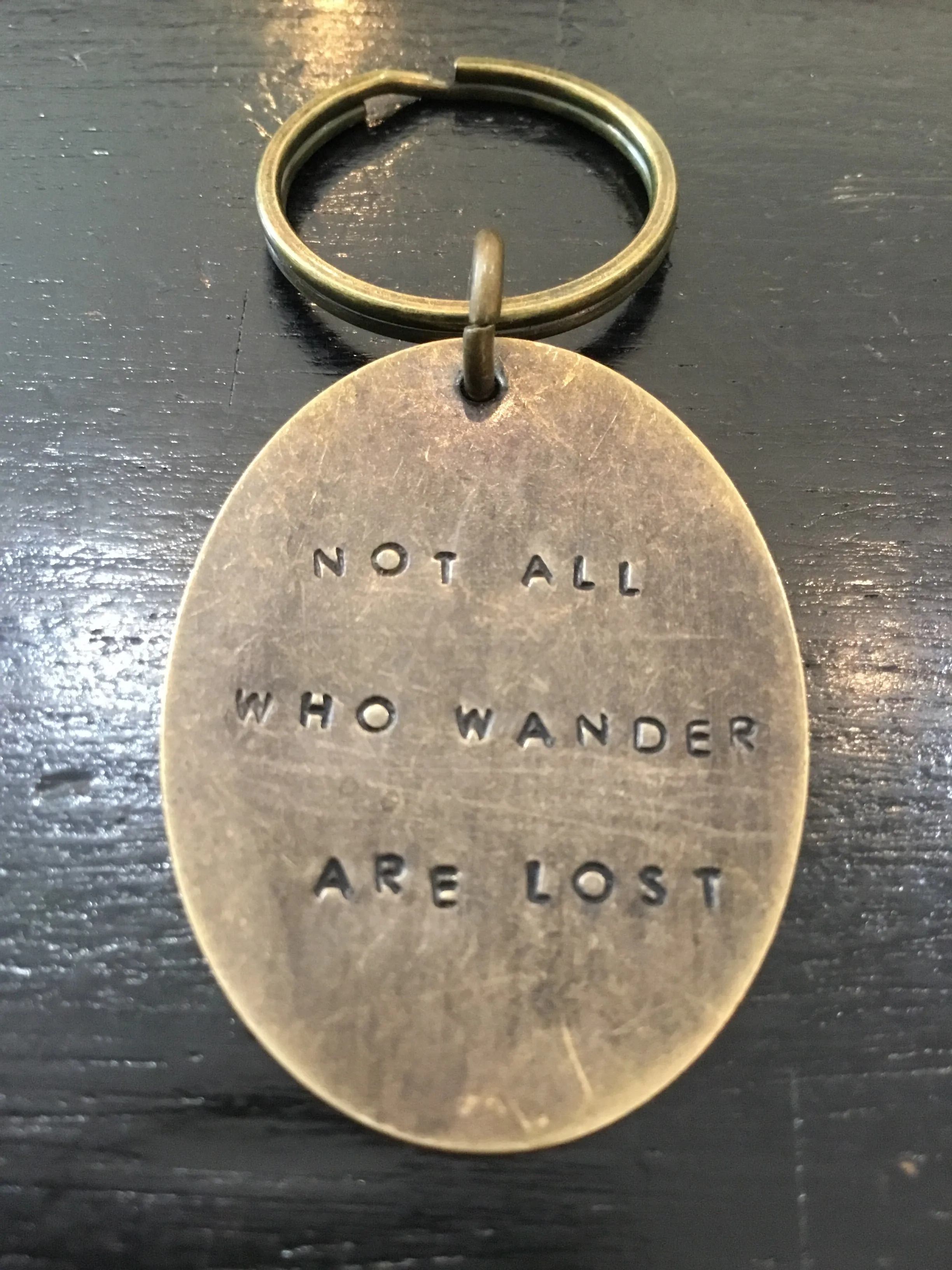 Hand Stamped Keychains made in USA