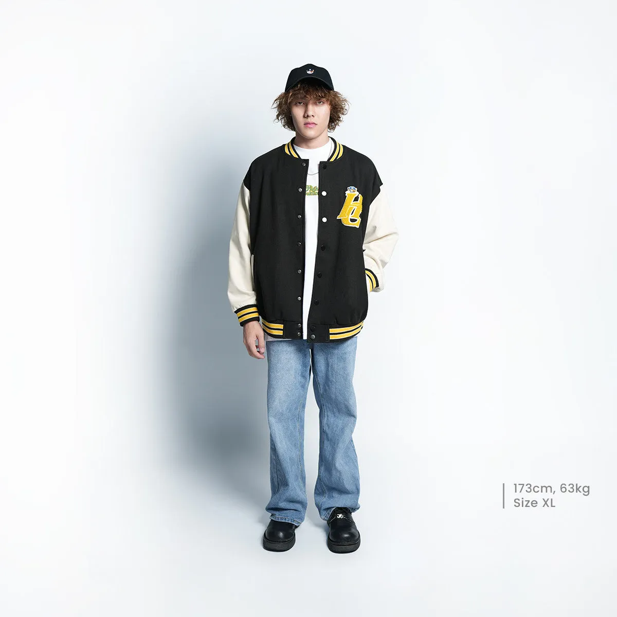 “Have a Nice Day” Haru Varsity Jacket - 131