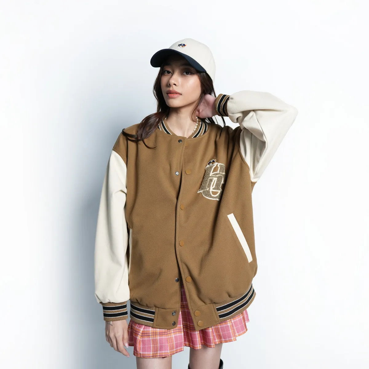 “Have a Nice Day” Haru Varsity Jacket - 131