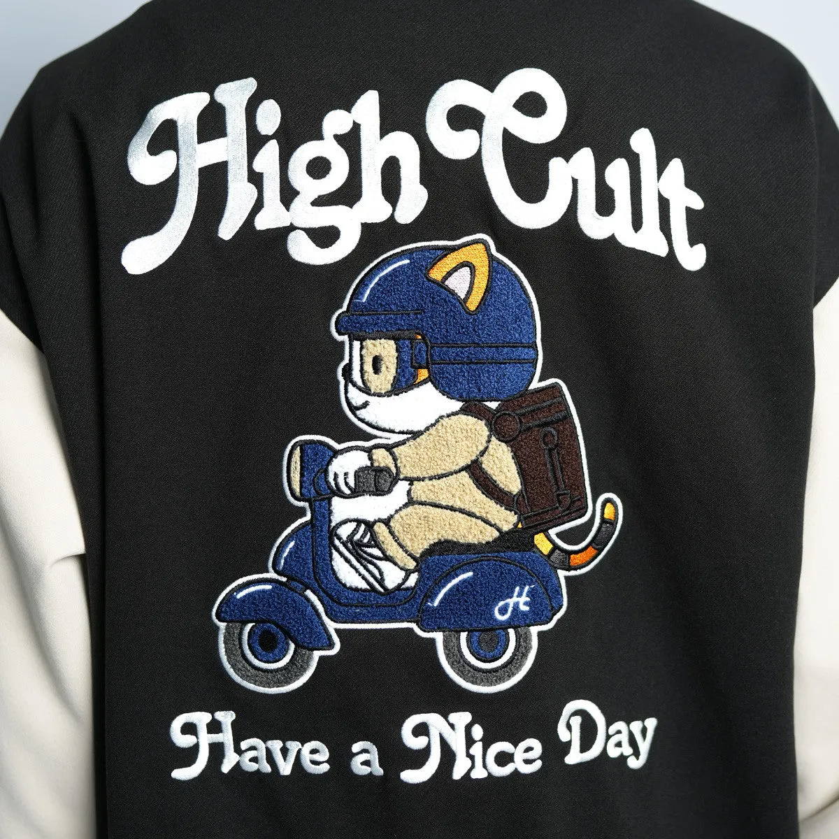 “Have a Nice Day” Haru Varsity Jacket - 131