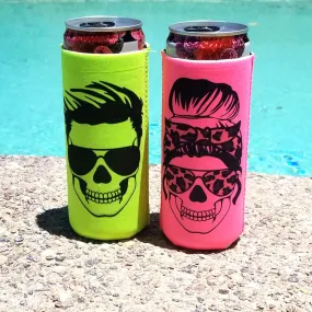 His and Hers Skinny Can Cooler for 12 oz drinks