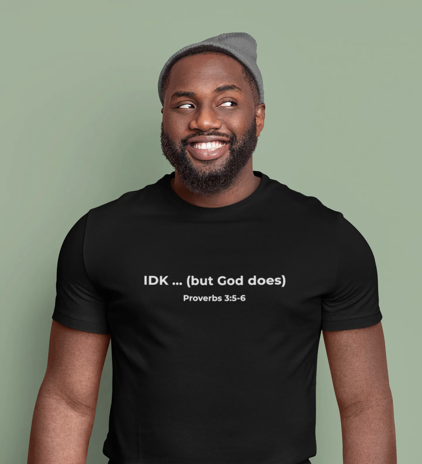 idk, but God does. Short sleeve T-Shirt