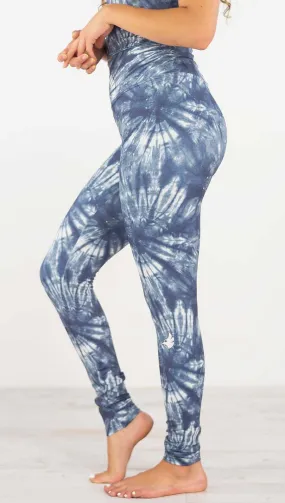 Indigo Spiral - Athleisure Leggings