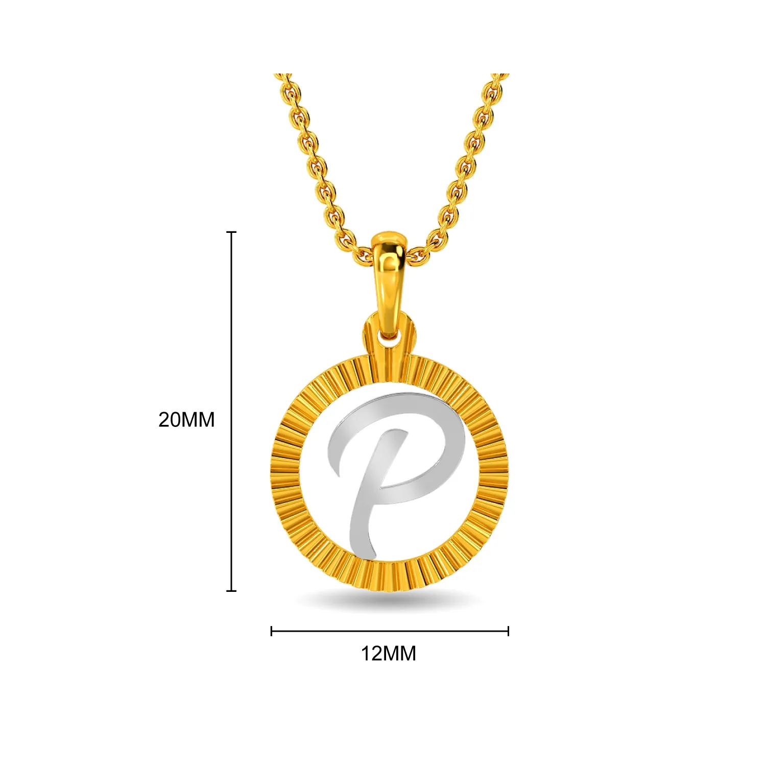 Initial P Pendant