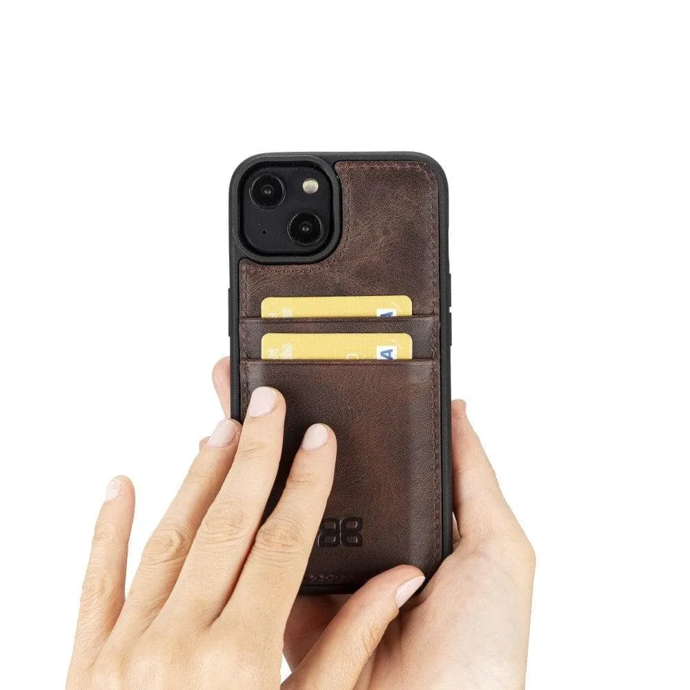 iPhone 16 Leather Case with Card Holder