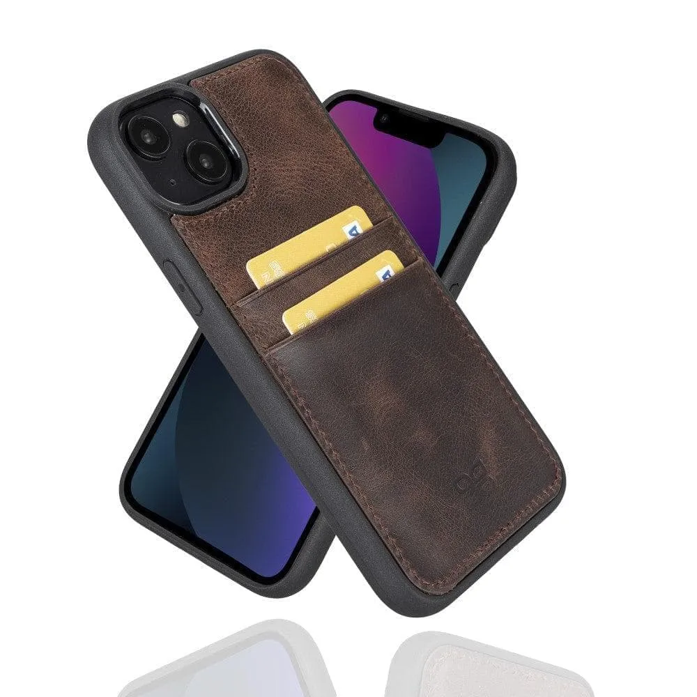 iPhone 16 Leather Case with Card Holder