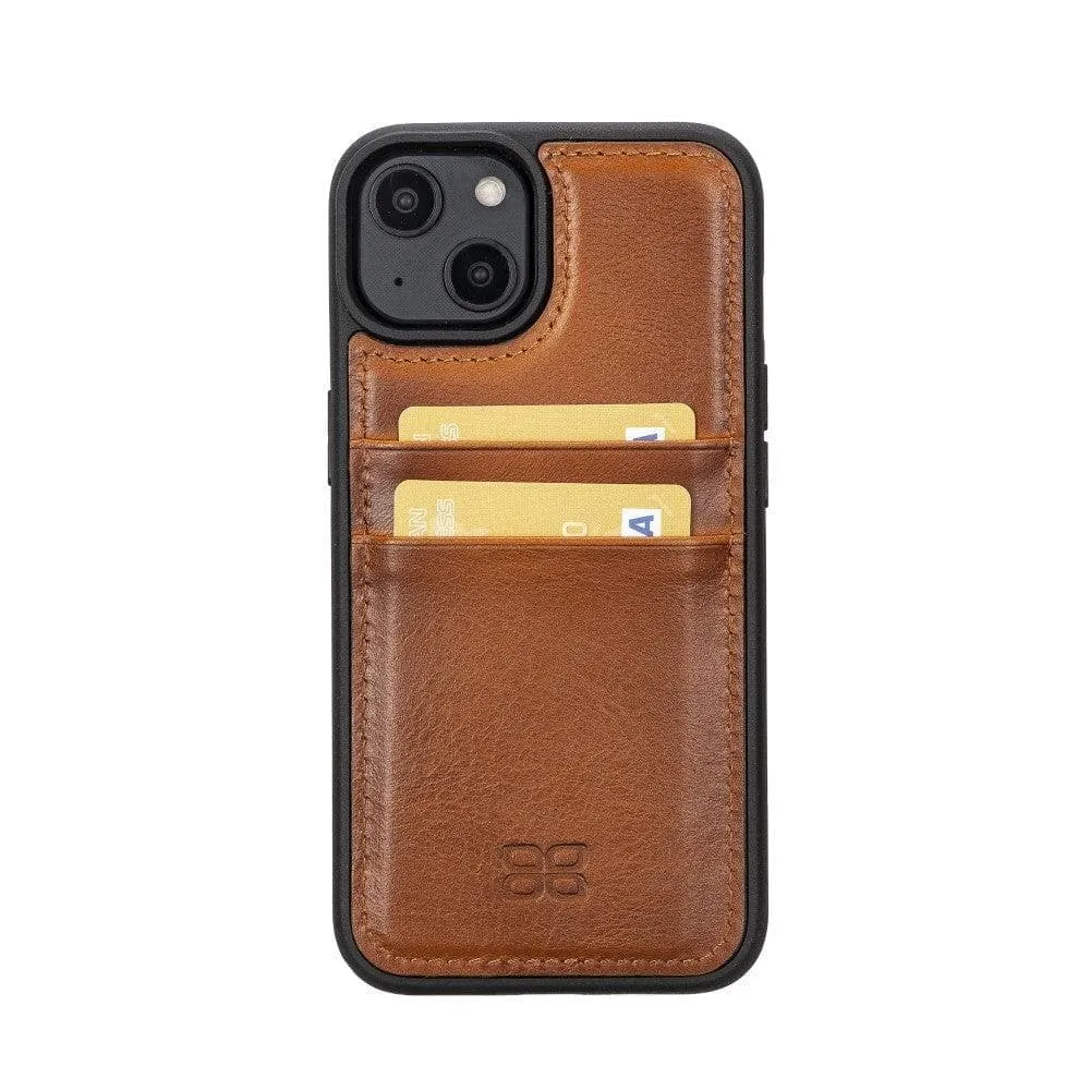 iPhone 16 Leather Case with Card Holder