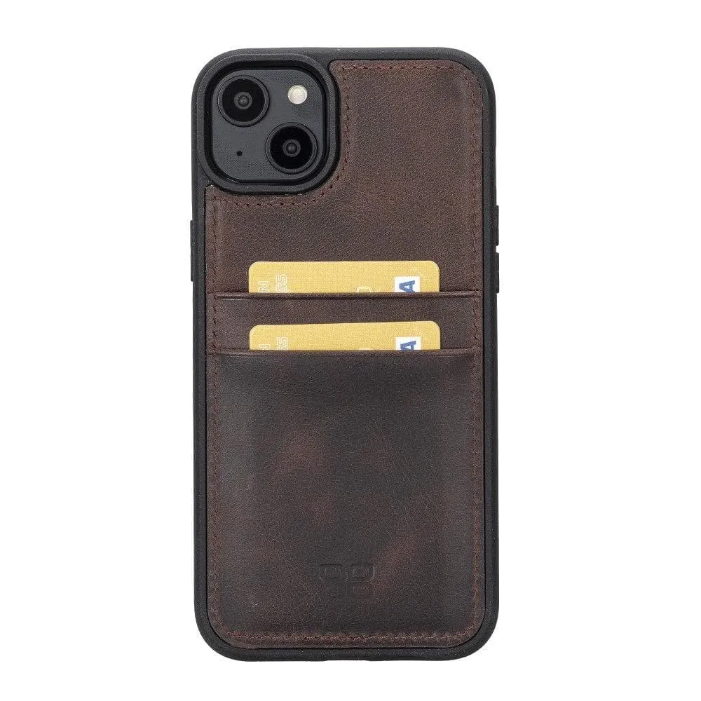 iPhone 16 Leather Case with Card Holder