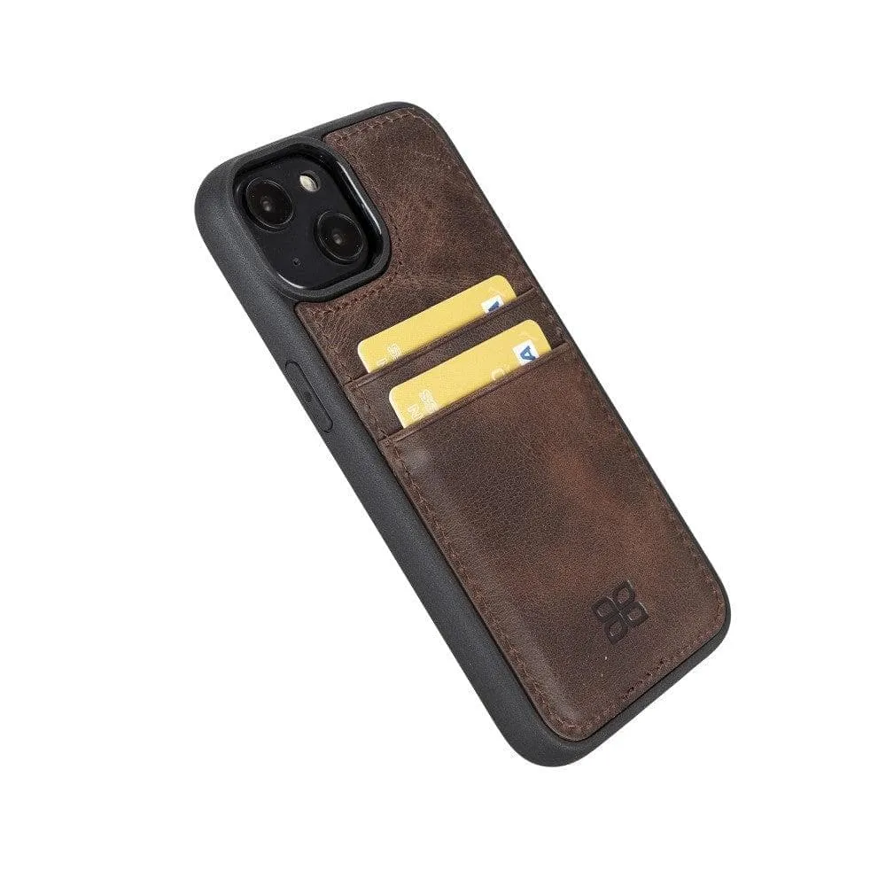 iPhone 16 Leather Case with Card Holder