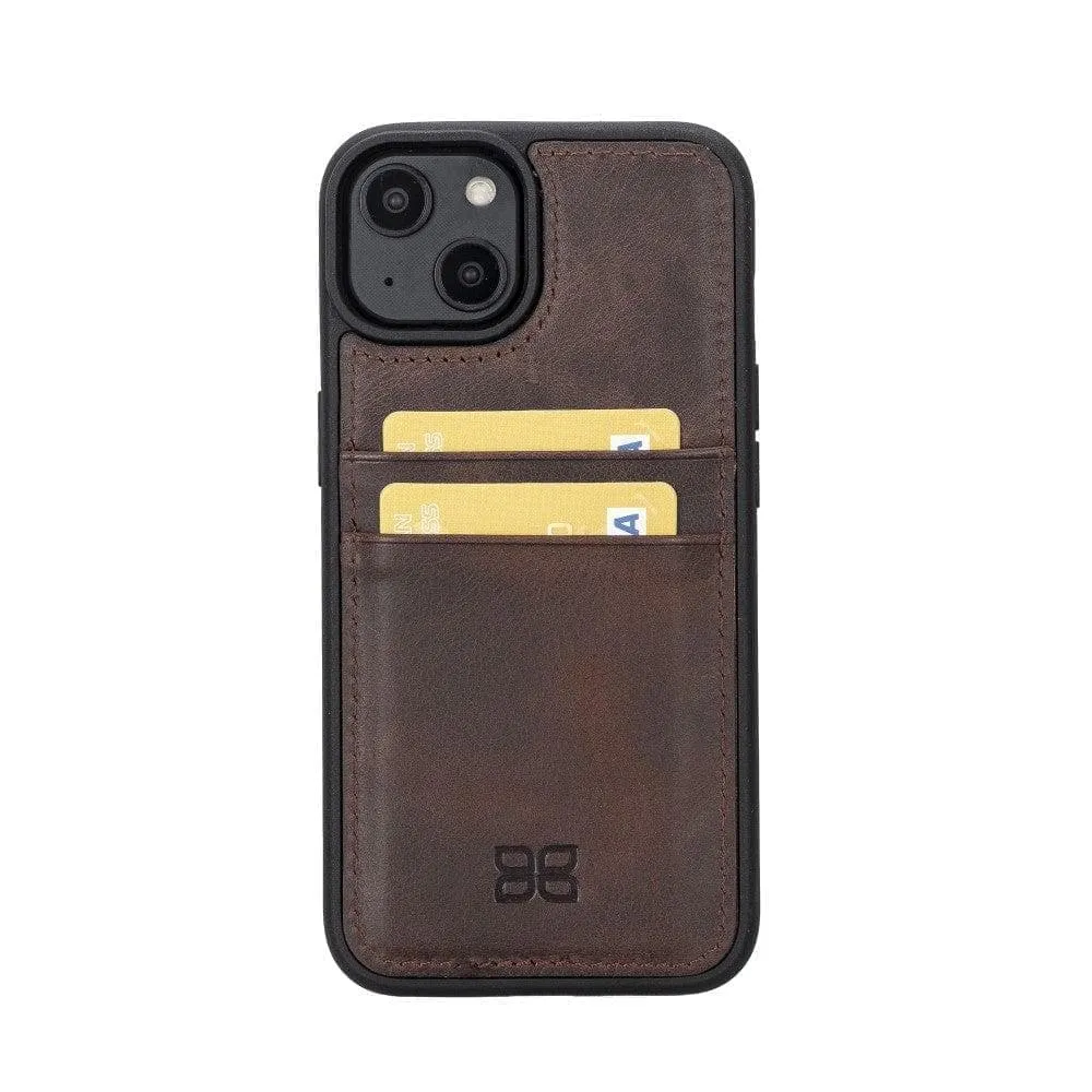 iPhone 16 Leather Case with Card Holder