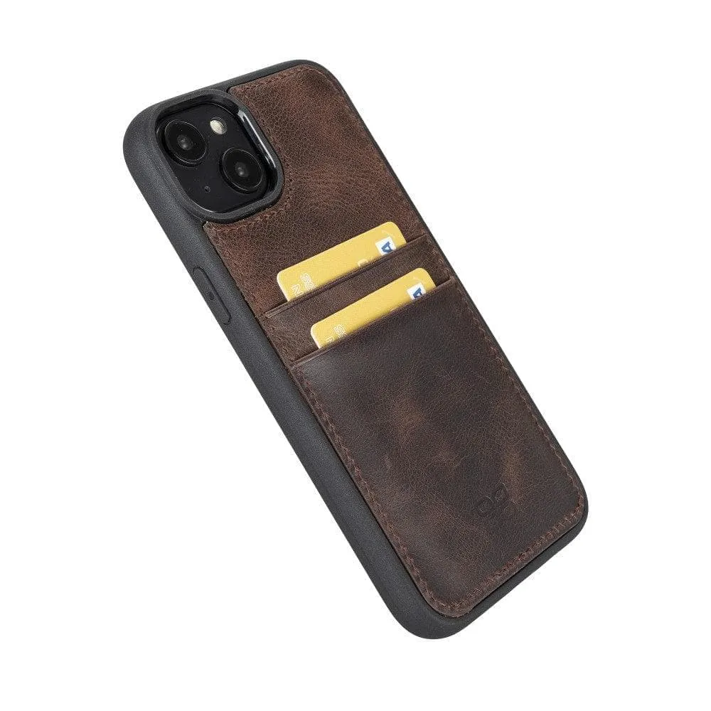 iPhone 16 Leather Case with Card Holder