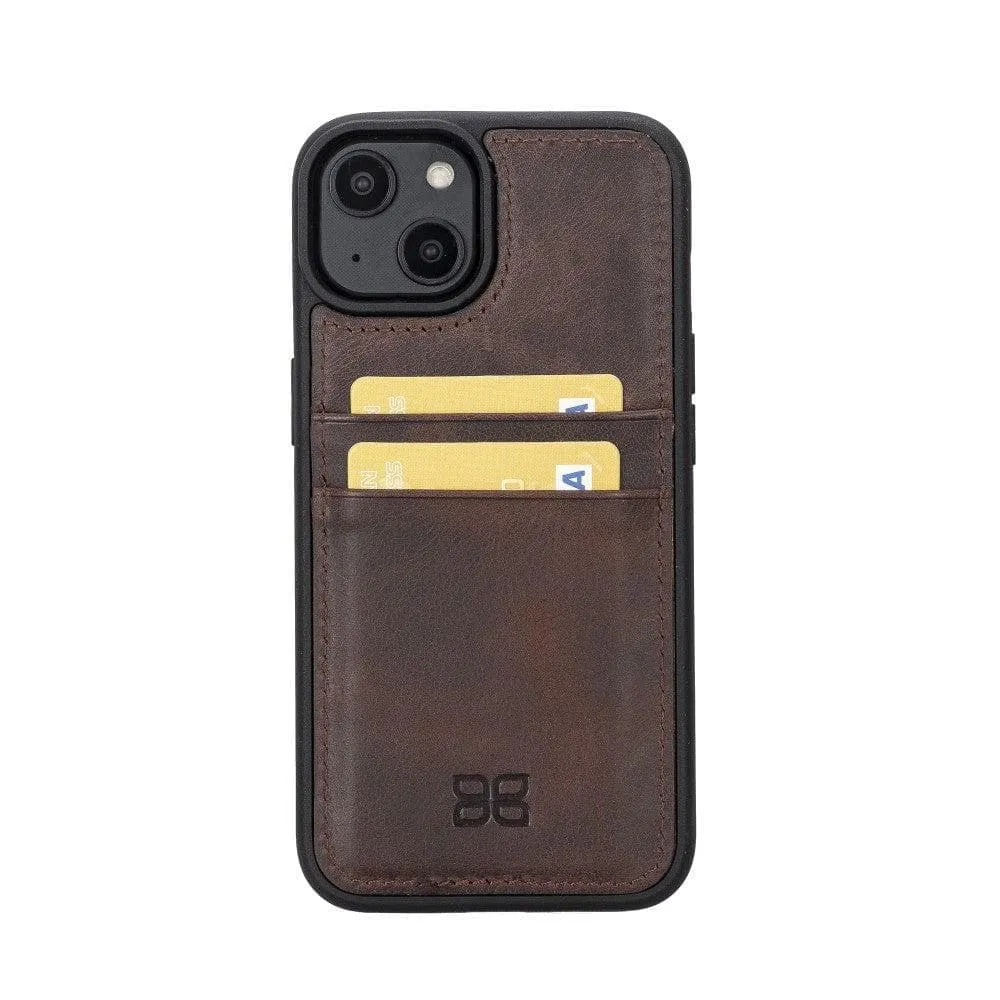 iPhone 16 Leather Case with Card Holder