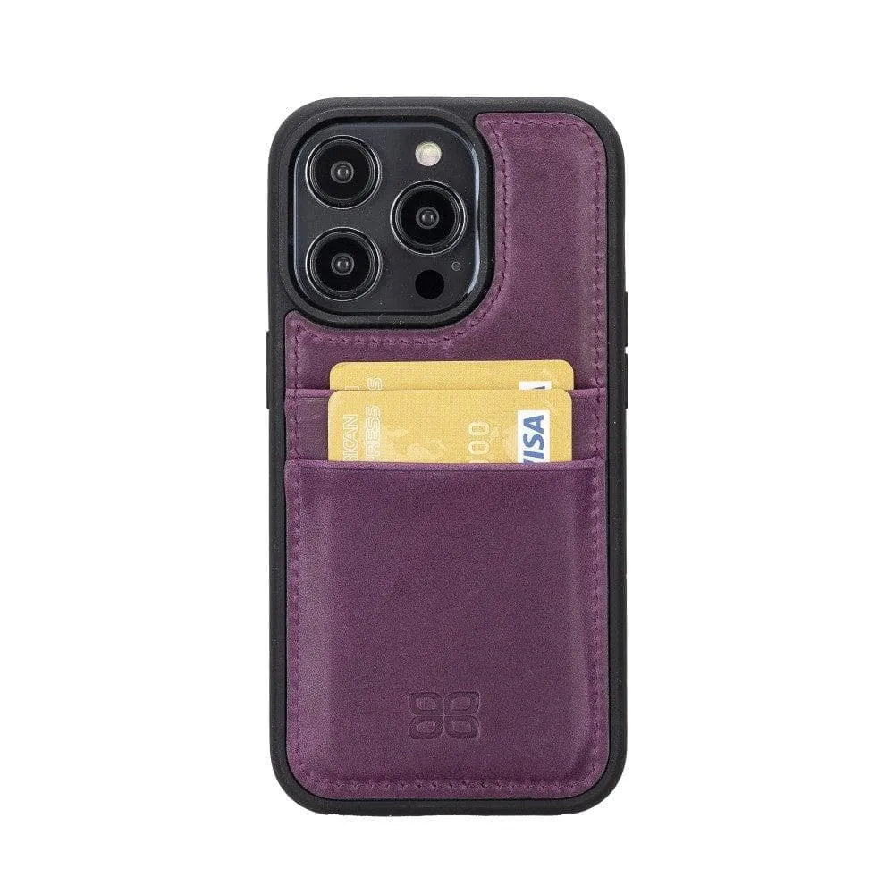 iPhone 16 Leather Case with Card Holder