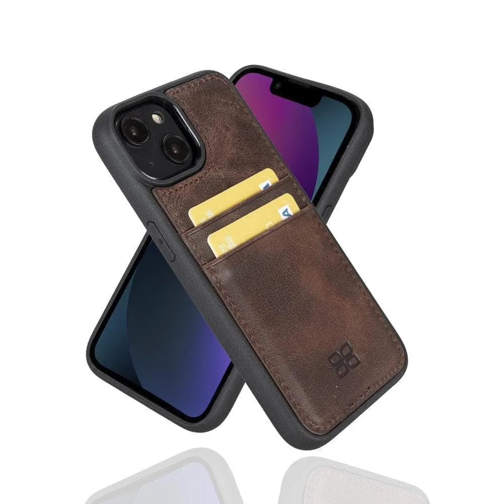 iPhone 16 Leather Case with Card Holder