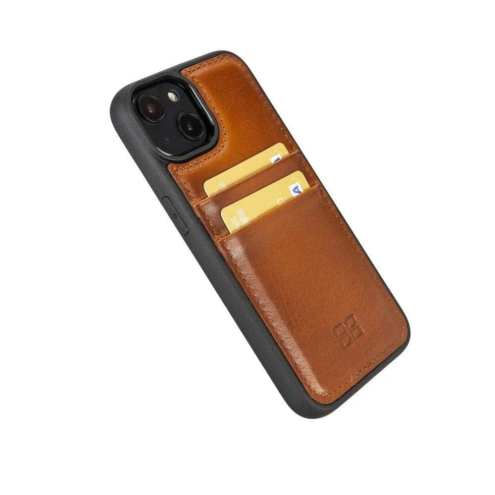 iPhone 16 Leather Case with Card Holder