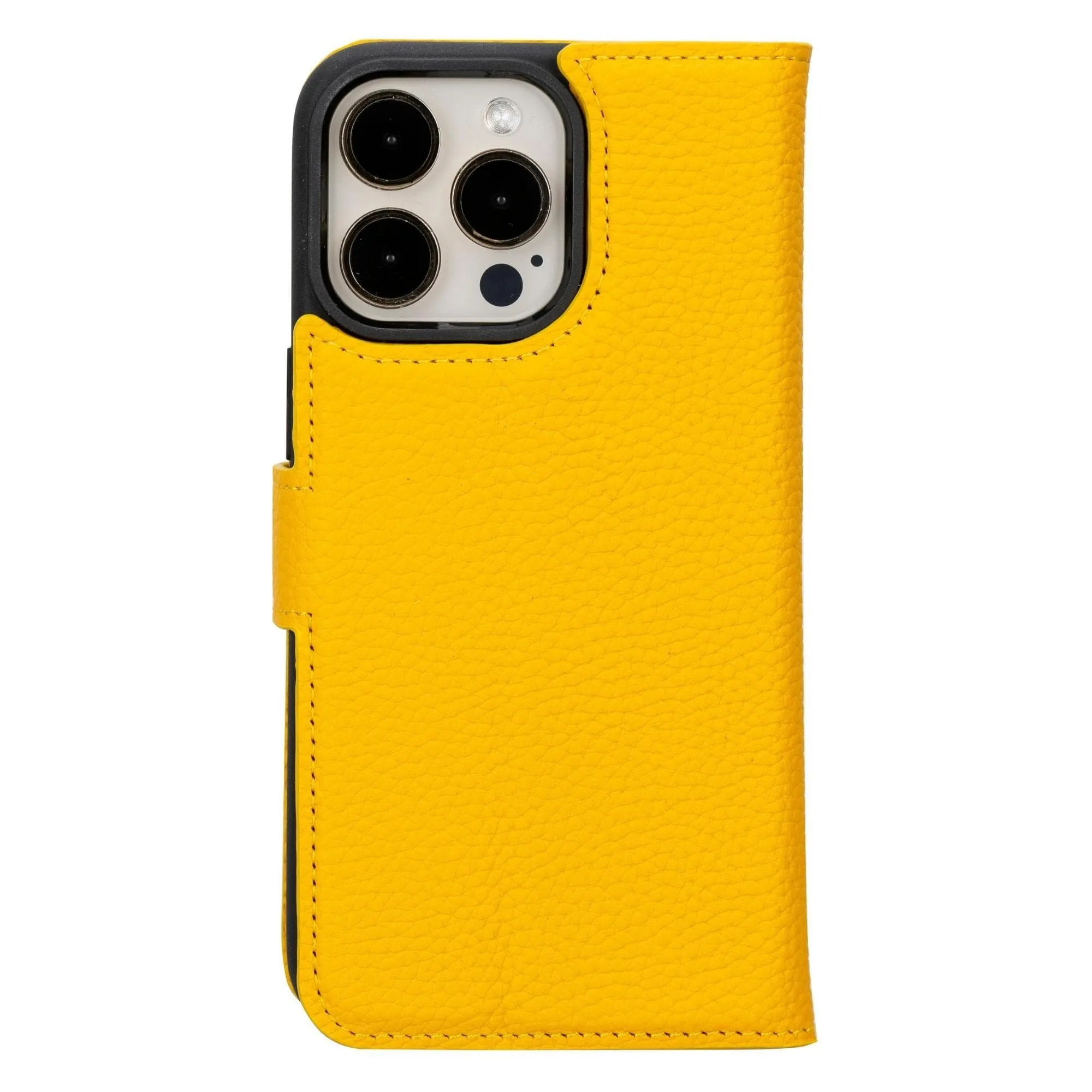 iPhone 16 Series Detachable Leather Wallet Case