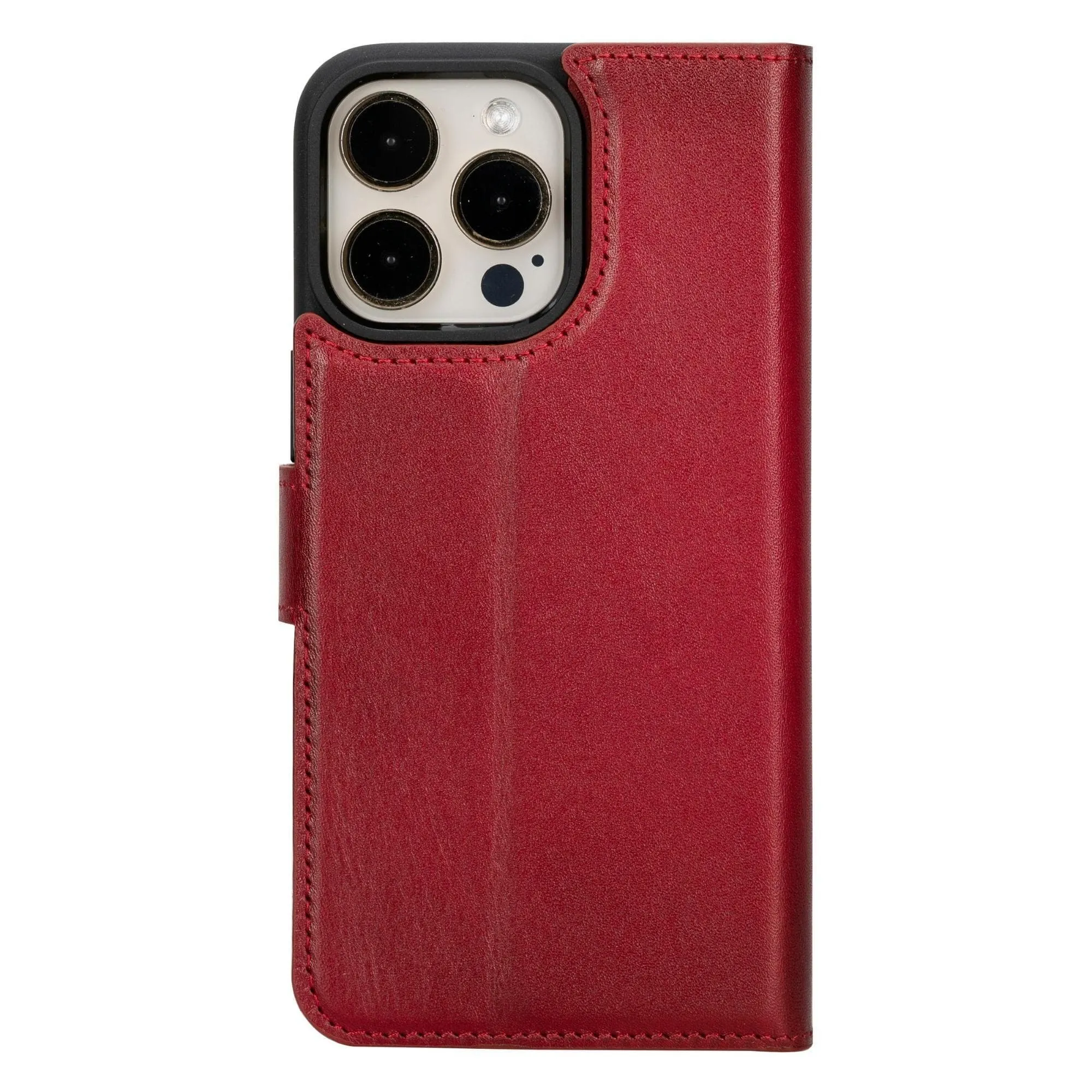 iPhone 16 Series Detachable Leather Wallet Case