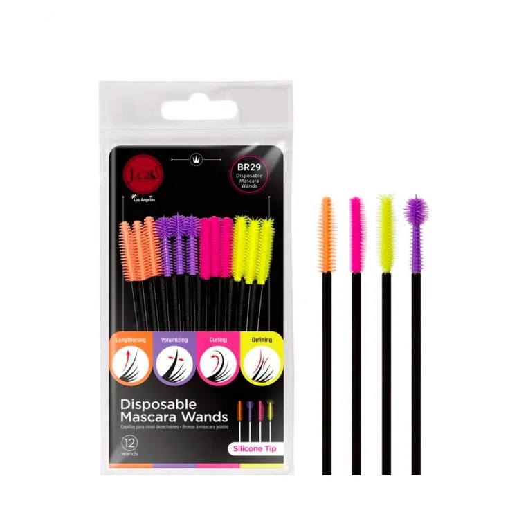 JCAT Disposable Silicone Cepillos Para Pestaas