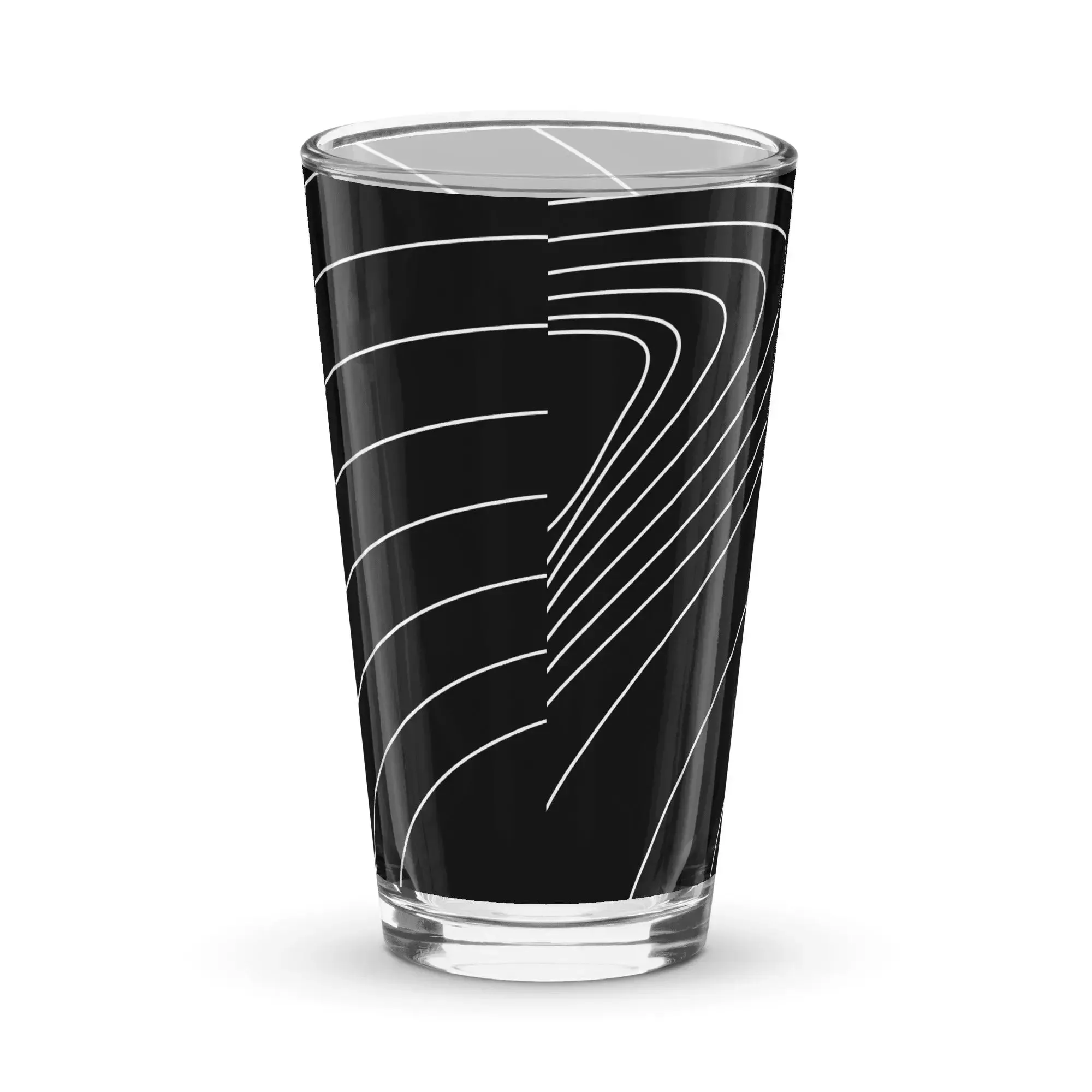 Jolly Roger Terminator Shaker pint glass