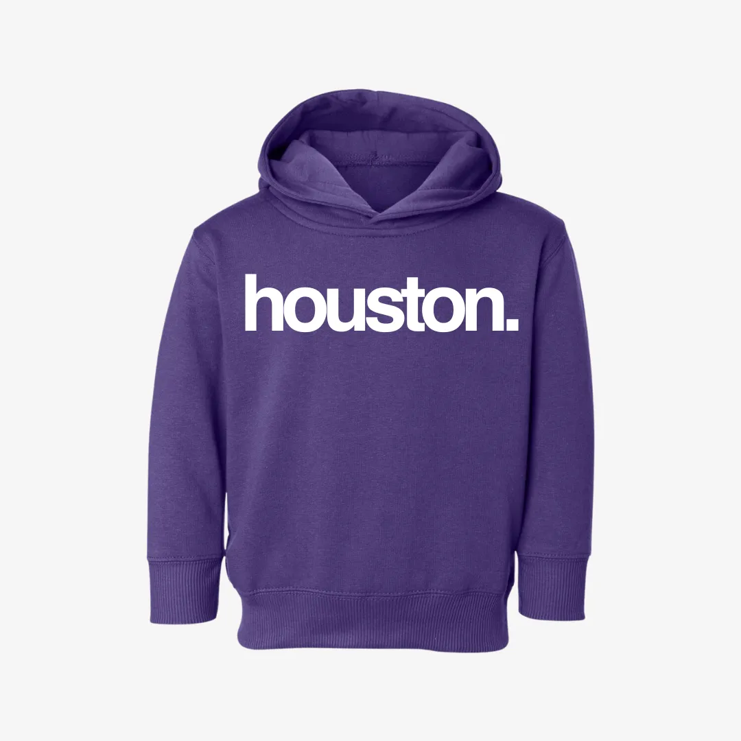 kids premiumgoods. houston. pullover hoodie (purple)