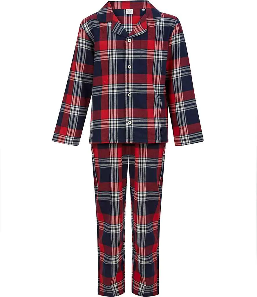 Kids Tartan Lounge Set - SM74