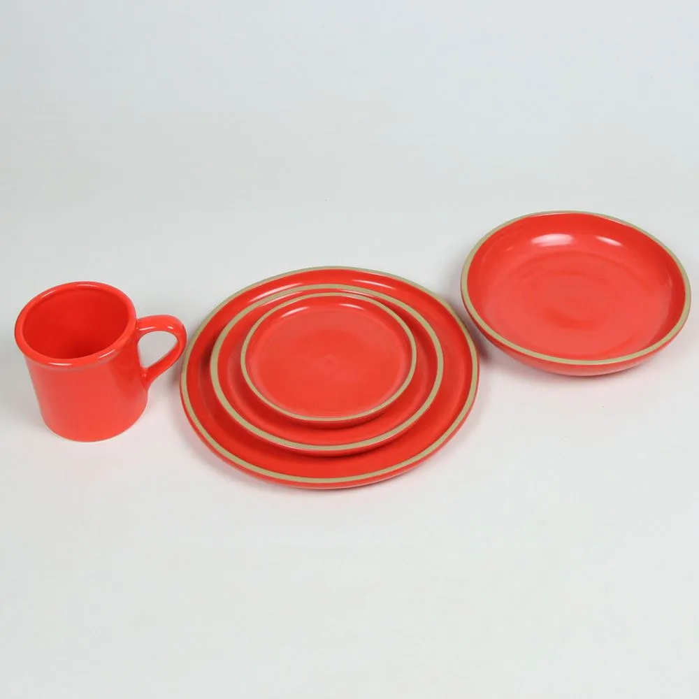 Mango BROOKLINE Dinner Set for One by Emerson Creek Pottery Made in USA      Set, X1-2785 Brookline