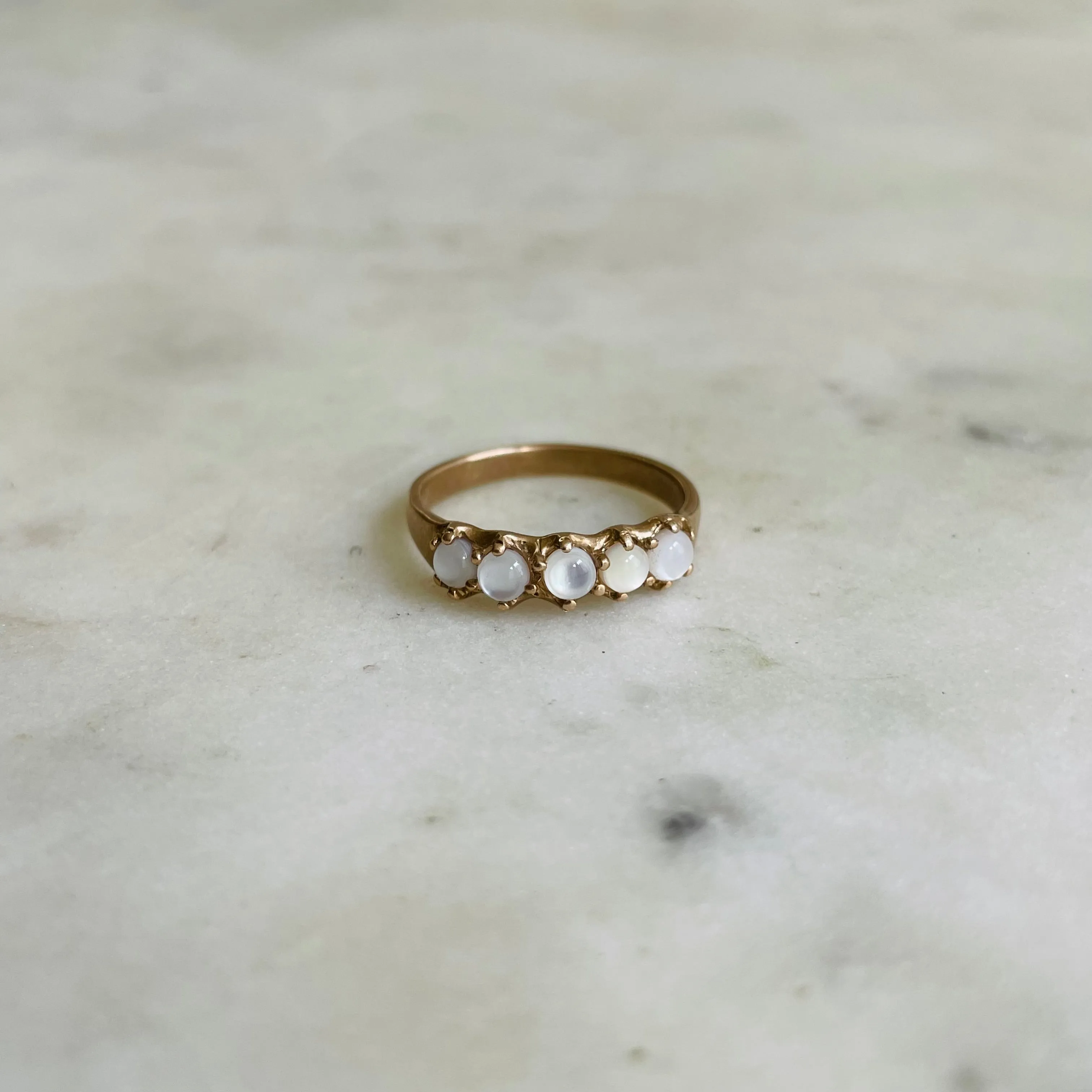 MARGARET RING — MOTHER OF PEARL